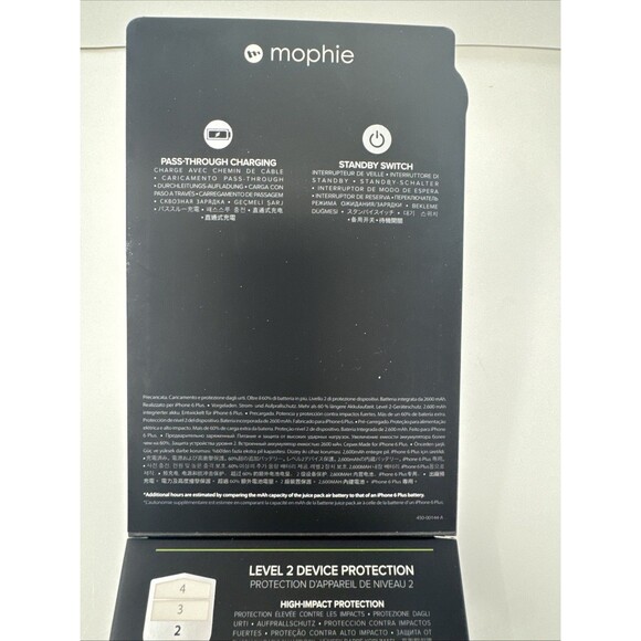 mophie Juice Pack External Battery Case for iPhone 6 Plus 6s Plus - Black NEW - Picture 3 of 4